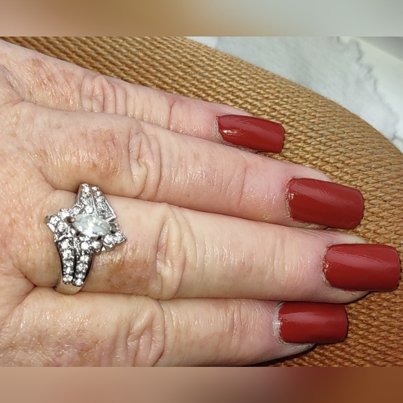 Marquise CZ Silver Ring - Picture 5 of 5